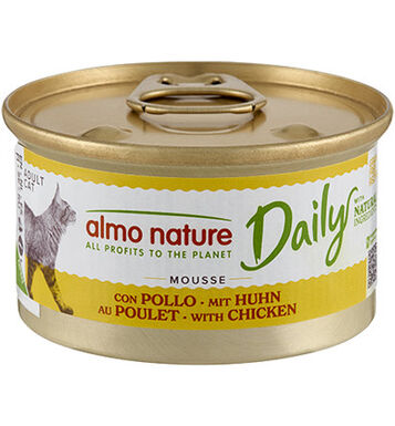 Almo Nature - Boîte Daily Menu en Mousse au Poulet pour Chat - 85g