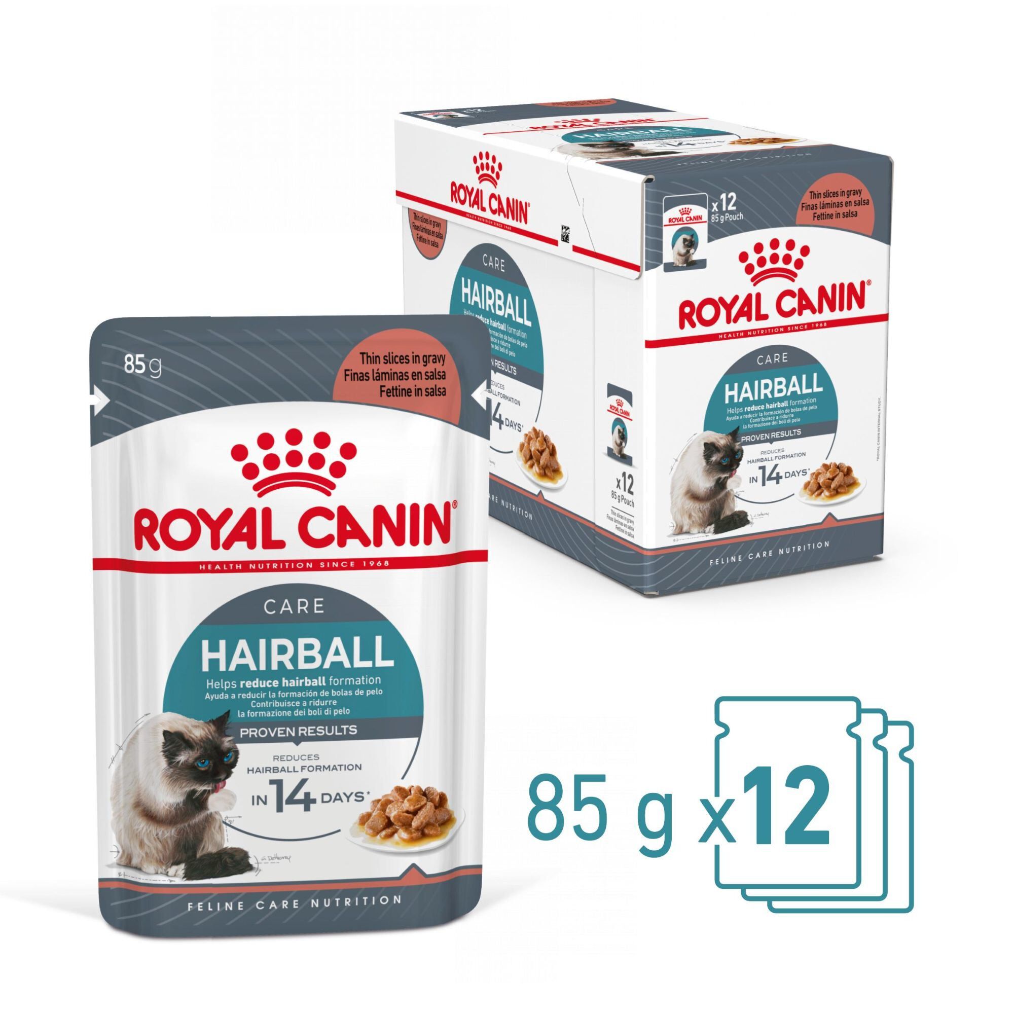 Royal Canin - Sachets Hairball Care en Sauce pour Chat - 12x85g Image num&eacute;ro 12