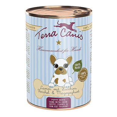 Terra Canis - Aliment Naturel Puppy à l'Agneau pour Chiots - 400g