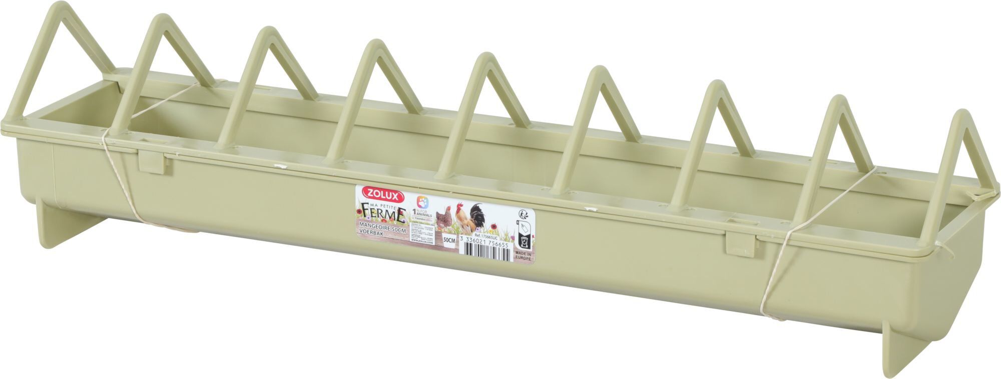Zolux - Mangeoire Lichen pour Basse Cour - 50cm Image num&eacute;ro 1