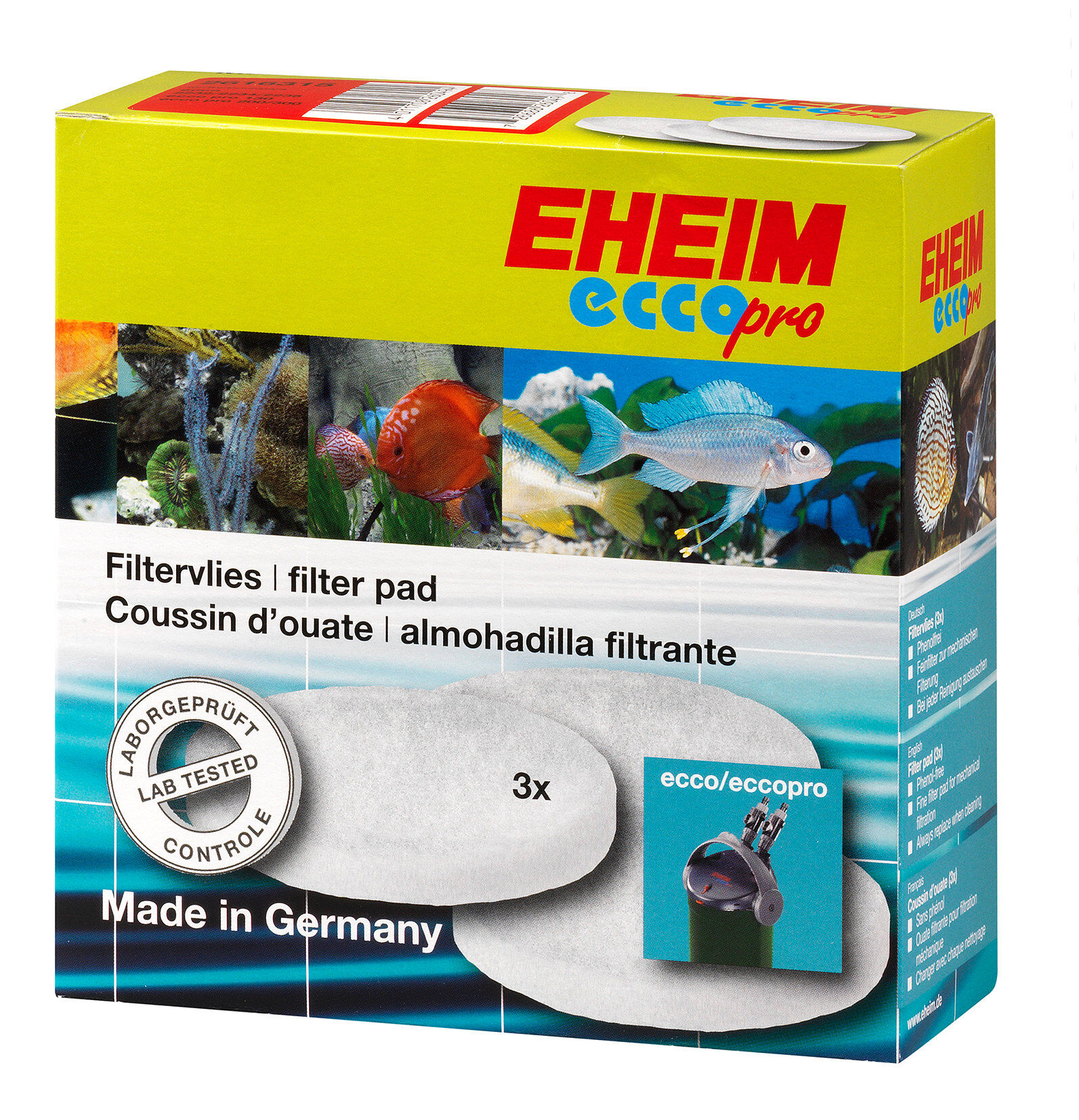Eheim - Lot Ouates de Filtration gamme Ecco Pro - x3 Image num&eacute;ro 1