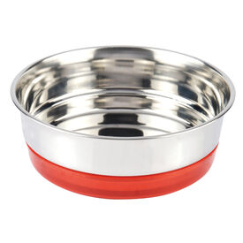 Croci - Bol en Acier Fluo Rouge pour Chats