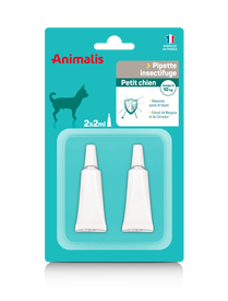 Animalis &ndash; R&eacute;pulsif Insectifuge en Pipette pour Petit Chien - 2x2ml