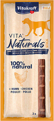 Vitakraft - Friandises VitaNaturals Stick au Poulet pour Chiens - 2x11g