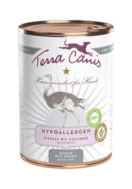 Terra Canis - Aliment Naturel Hypoallergen Autruche pour Chiens - 400g