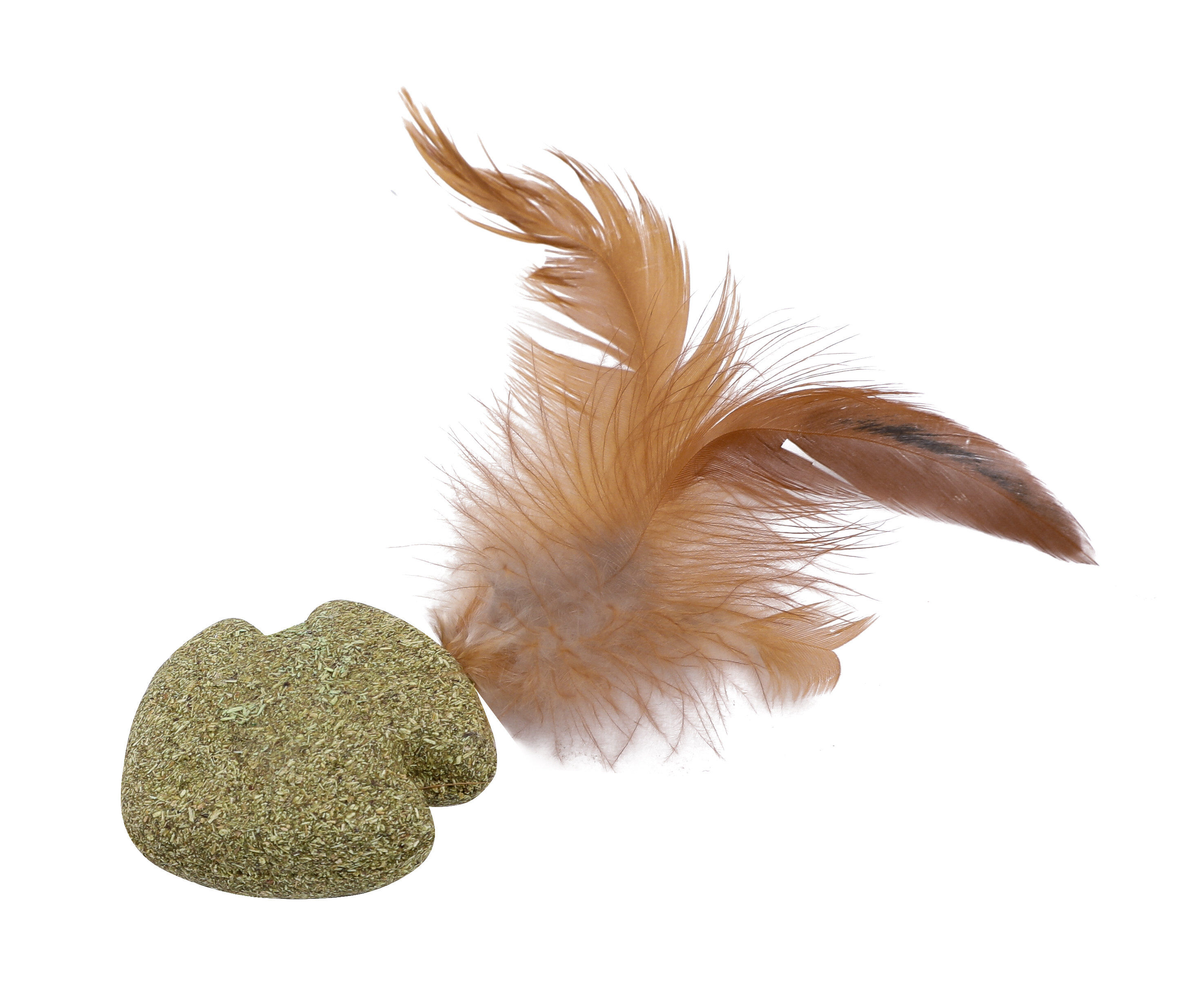 Wouapy - Jouet Poisson Nageur &agrave; Plumes Matatabi Herbe &agrave; Chat pour Chats Image num&eacute;ro 1