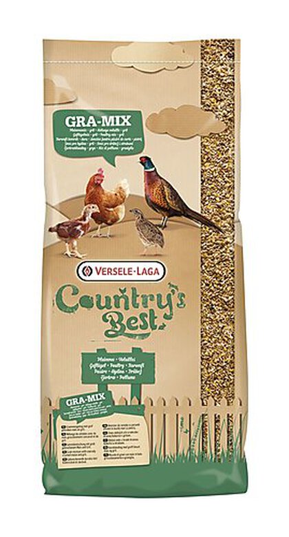 Versele Laga - Aliment Country's Best Gra-Mix Poultry + Grit pour Basse-Cour - 20Kg image number null