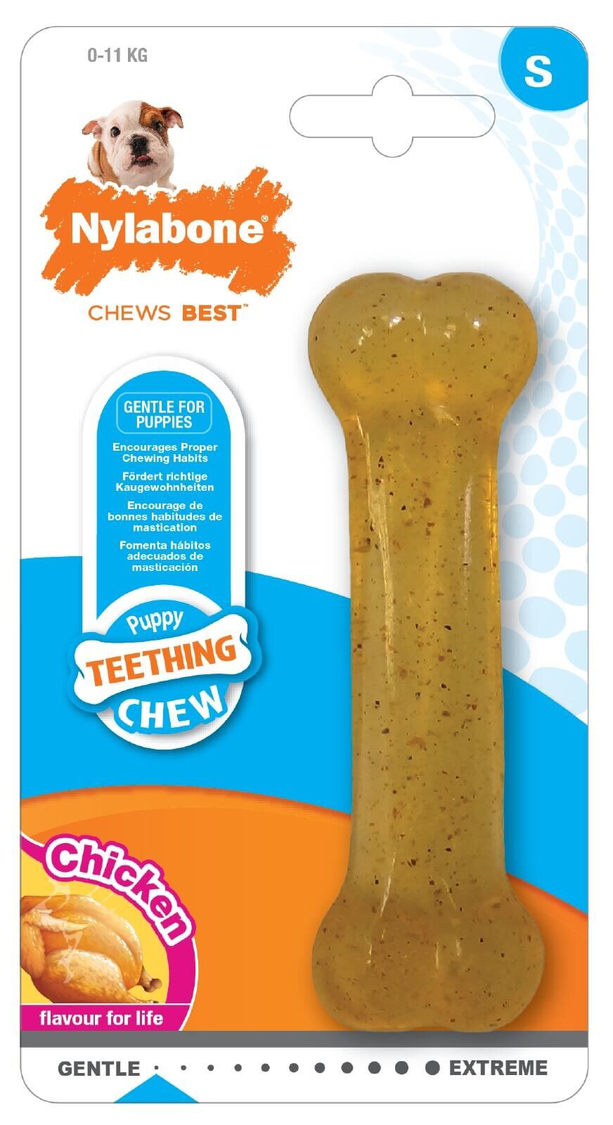 Nylabone - Jouet Os Puppy Teething Chew pour Chien - S Image num&eacute;ro 1
