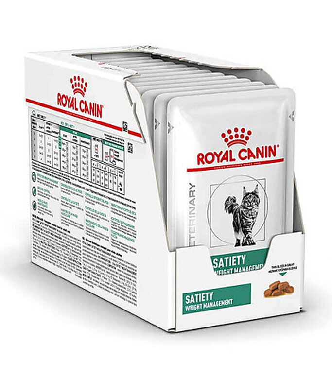 Royal Canin - Sachets Veterinary Satiety Weight Management pour Chat - 12x85g image number null