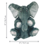 KONG - Jouet Comfort Kiddos Elephant pour Chiens Indicateur image numéro 3