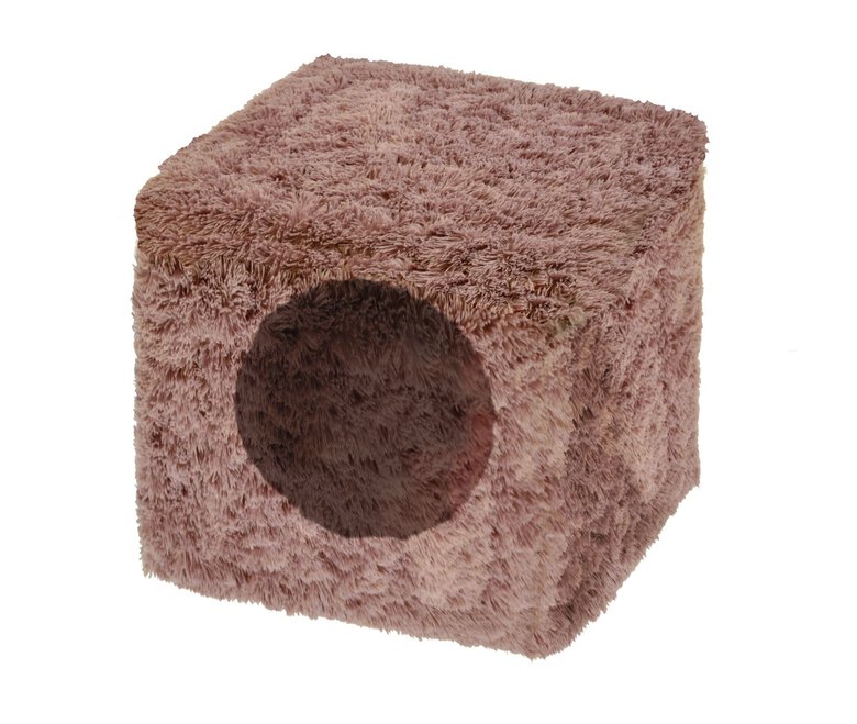 Bobby - Cube Fourrure pour Chat - Marron Image numéro 1 Bobby - Cube Fourrure pour Chat - Marron Image numéro 1