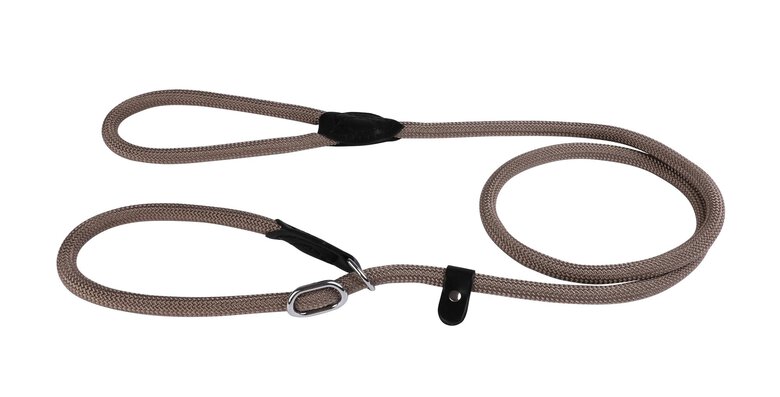 Animalis - Laisse Corde 1/2 Étrangleur de 160cm pour Chien - Taupe Image numéro 2 Animalis - Laisse Corde 1/2 Étrangleur de 160cm pour Chien - Taupe Image numéro 2