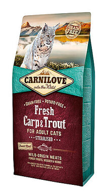 Carnilove - Croquettes Adulte Stérilisé Carpe & Truite