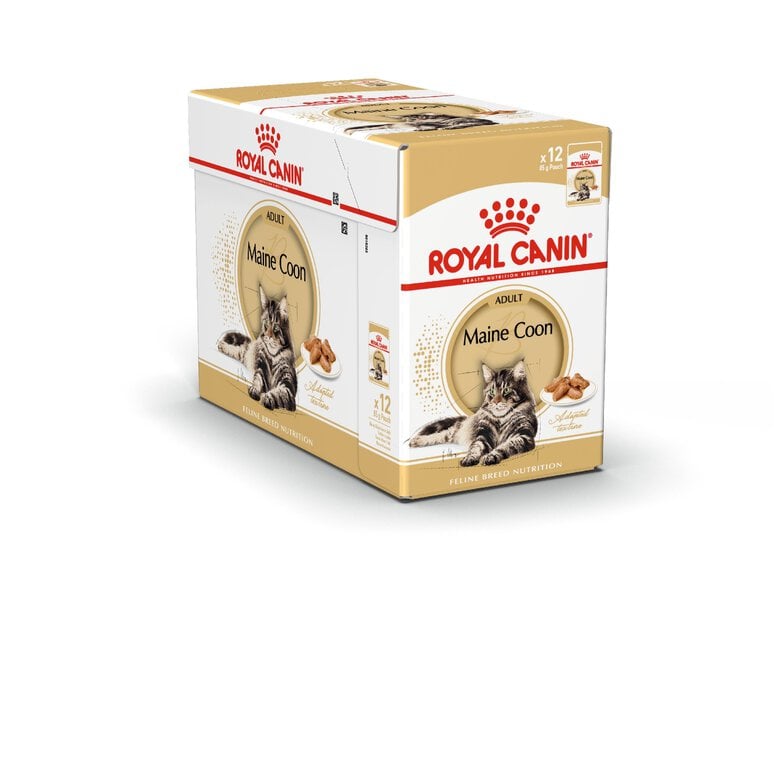 Royal Canin - Sachets Maine Coon en Sauce pour Chat - 12x85g Image numéro 1 Royal Canin - Sachets Maine Coon en Sauce pour Chat - 12x85g Image numéro 1