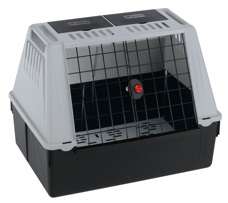 Ferplast - Panier de Transport Atlas Car en Plastique Gris - 80 Image numéro 1 Ferplast - Panier de Transport Atlas Car en Plastique Gris - 80 Image numéro 1