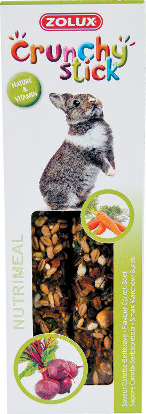 Zolux - Friandises Crunchy Stick Carotte et Betterave pour Lapin - 115g Image num&eacute;ro 2
