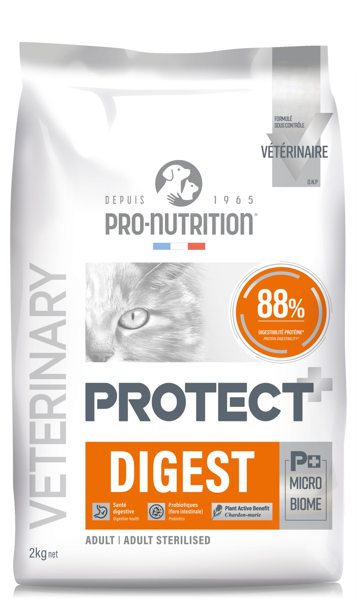 Pro-Nutrition - Croquettes Protect Digest pour Chats - 2Kg Image num&eacute;ro 1