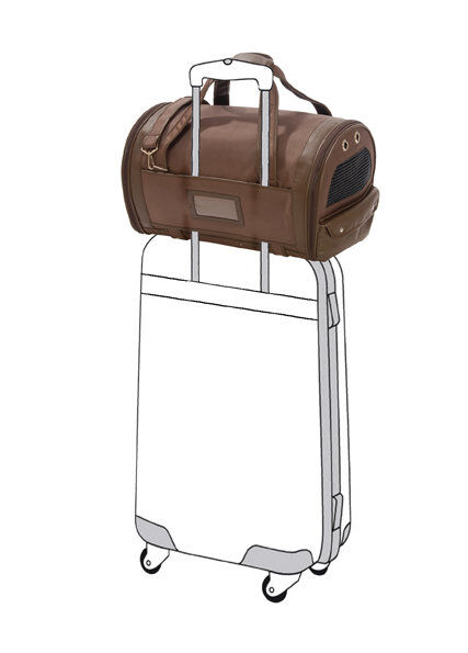 Bobby - Sac de Transport DEVIL pour Chien et Chat - Marron Image num&eacute;ro 4