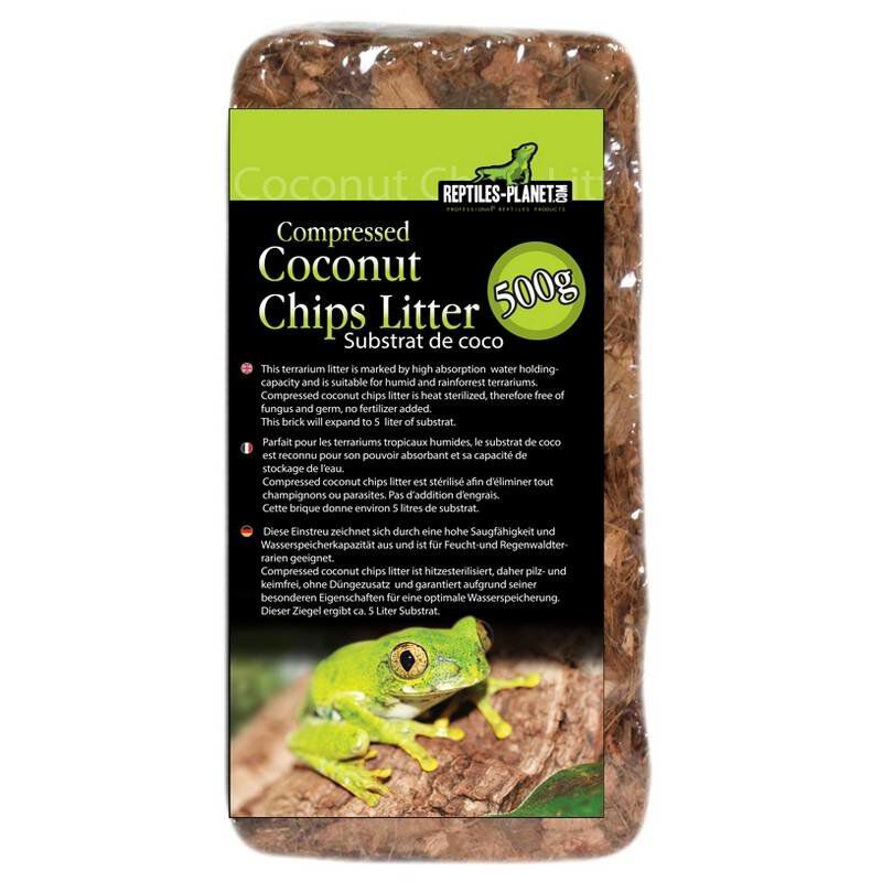 Reptiles Planet - Liti&egrave;re Coconut Chips Litter pour Reptiles - 500g Image num&eacute;ro 1