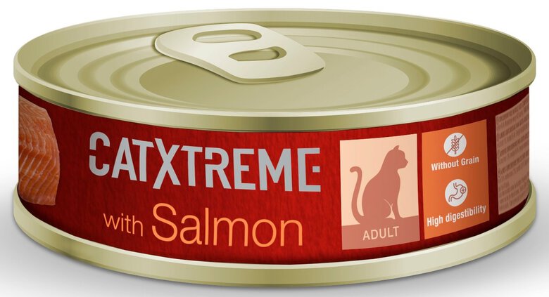 CatXtreme - Pâtée Adult Sterilised au Saumon pour Chats - 170g image number null