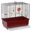 Ferplast - Cage Rekord 3 pour Oiseaux Exotique - Noir/Rouge Indicateur image numéro 4