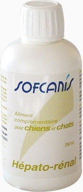 Sofcanis - Flacon Hépato Rénal pour Chiens et Chats - 250ml