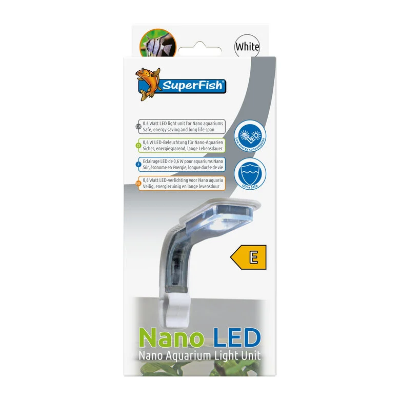 Superfish - Eclairage Nano Led Blanc pour Aquarium - 23cm Image numéro 1 Superfish - Eclairage Nano Led Blanc pour Aquarium - 23cm Image numéro 1