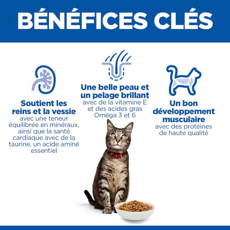 Hill's Science Plan - Adult Croquettes Pour Chat Au Poulet  -  1,5kg Image numéro 8 Hill's Science Plan - Adult Croquettes Pour Chat Au Poulet  -  1,5kg Image numéro 8