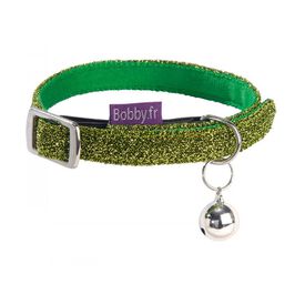 Bobby - Collier Disco Vert pour Chats - XS