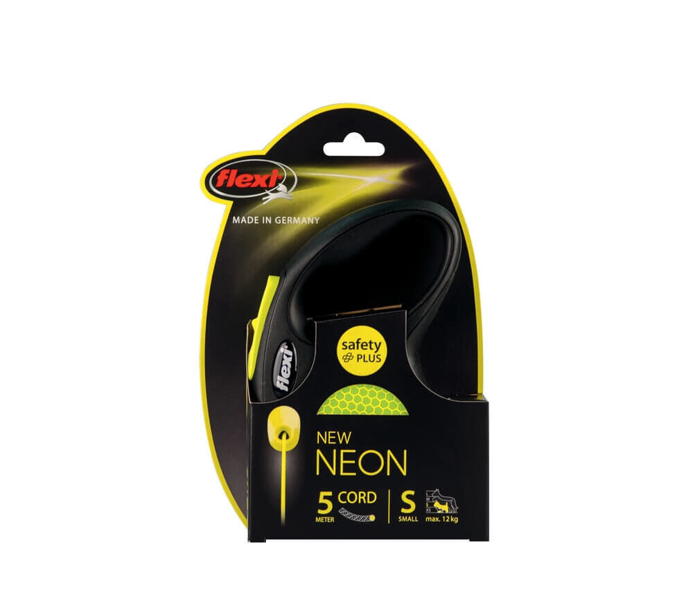 Flexi - Laisse New Neon Avec Cordon De 5m pour Chien S - S 5m Image num&eacute;ro 2