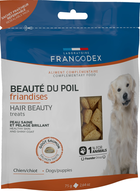 Francodex - Friandises Beauté du Poil pour Chiens - 75g