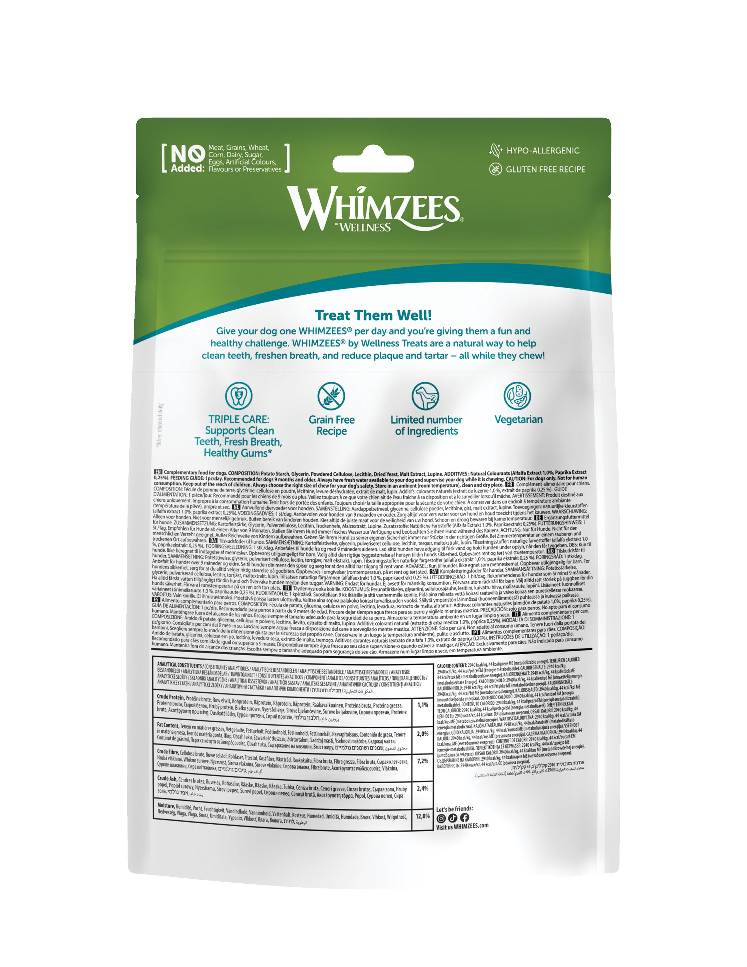 Whimzees - B&acirc;tonnets Nature Dog Treats S pour Chien - x28 Image num&eacute;ro 2