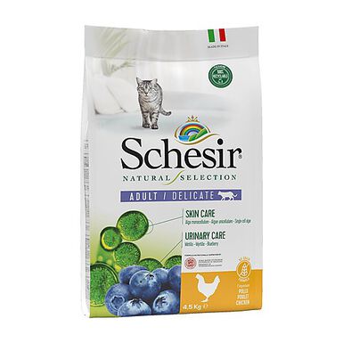 Schesir - Croquettes Natural Selection Adulte au Poulet pour Chat - 4,5Kg