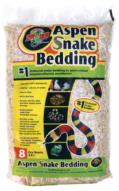 Zoomed - Litiere Snake Bedding pour Serpent Aspen - 8,8L Image numéro 2 Zoomed - Litiere Snake Bedding pour Serpent Aspen - 8,8L Image numéro 2
