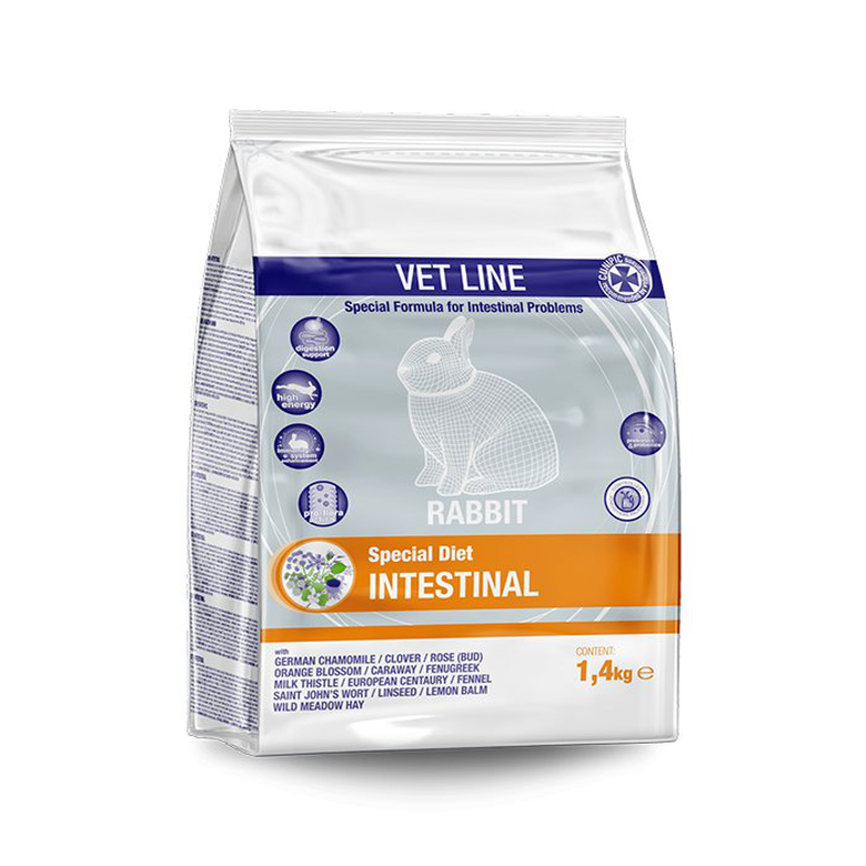 Cunipic - Aliment Vet Line Intestinal pour Lapins - 1.4 kg image number null