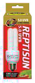 Zoomed - Ampoule Fluo Compact ReptiSun UVB 5.0 FSC-5M pour Terrarium - 13W
