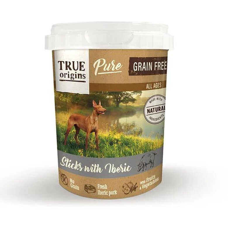 True Origins Pure - Sticks au Porc Ibérique pour Chiens - 300g Image numéro 1 True Origins Pure - Sticks au Porc Ibérique pour Chiens - 300g Image numéro 1