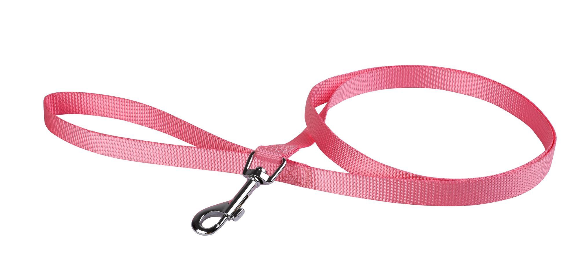 Animalis - Laisse Basic Rose pour Chien - 25mm et 100cm Image num&eacute;ro 1