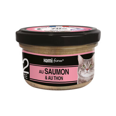Hamiform - Les Cuisinés N°32 Saumon Thon Riz pour Chat - 80g