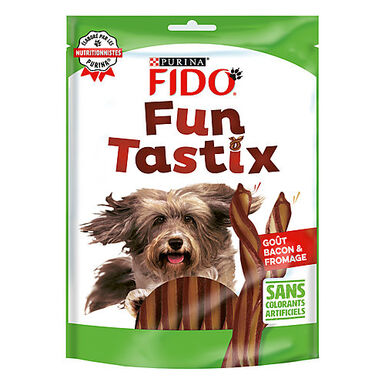Fido - Friandises Funtastix Bacon et Fromage pour Chien - 150g