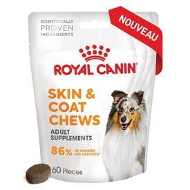 Royal Canin - Aliment Complémentaire Adult Skin & Coat Chews pour Chiens - 240g