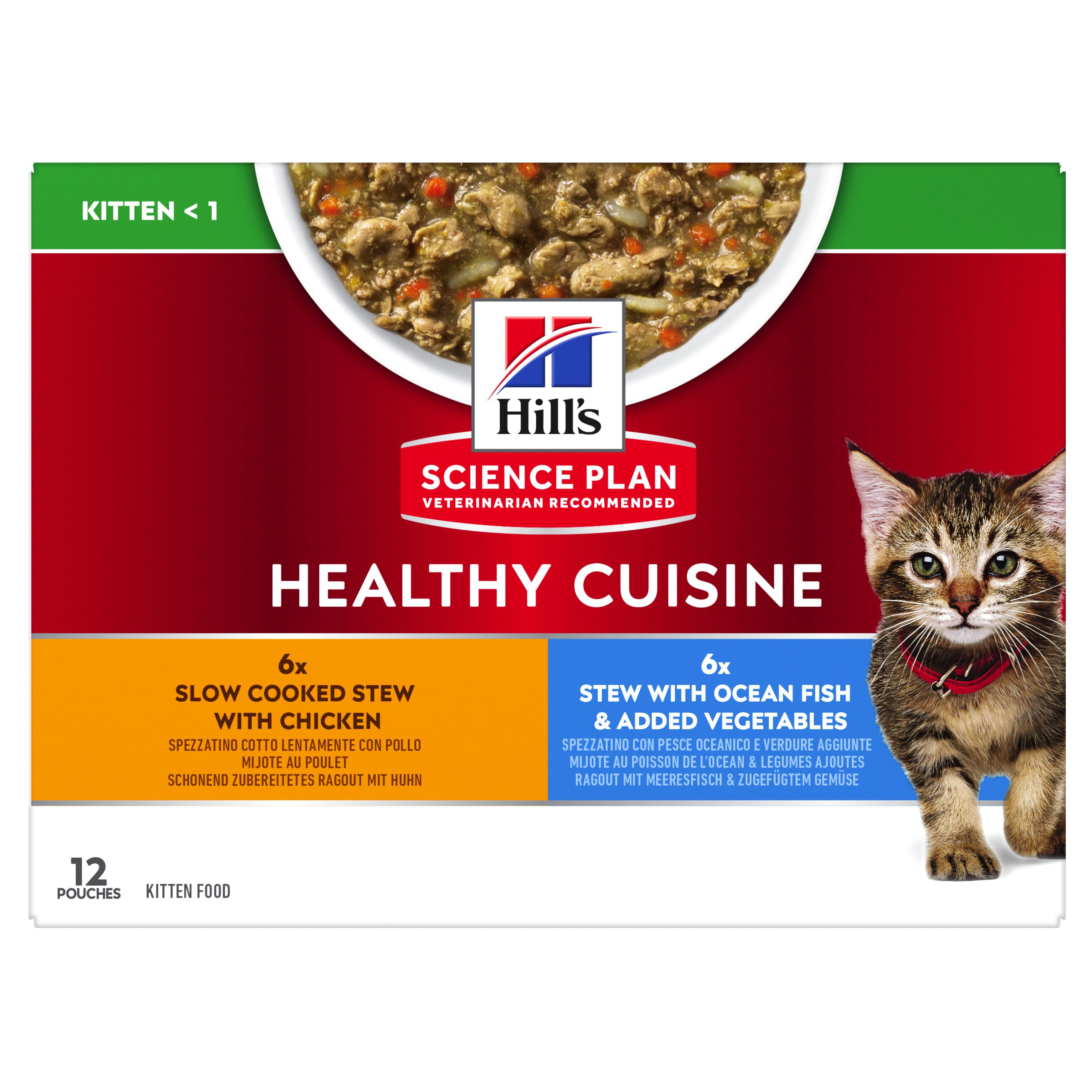Hill&rsquo;s Science Plan - Healthy Cuisine Mijot&eacute; Pour Chaton Au Poulet  - 12x80g Image num&eacute;ro 1