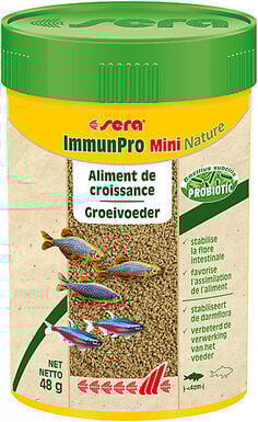 Sera - Aliment Immune Probiotic Granules XS pour Poissons - 100ml/48g