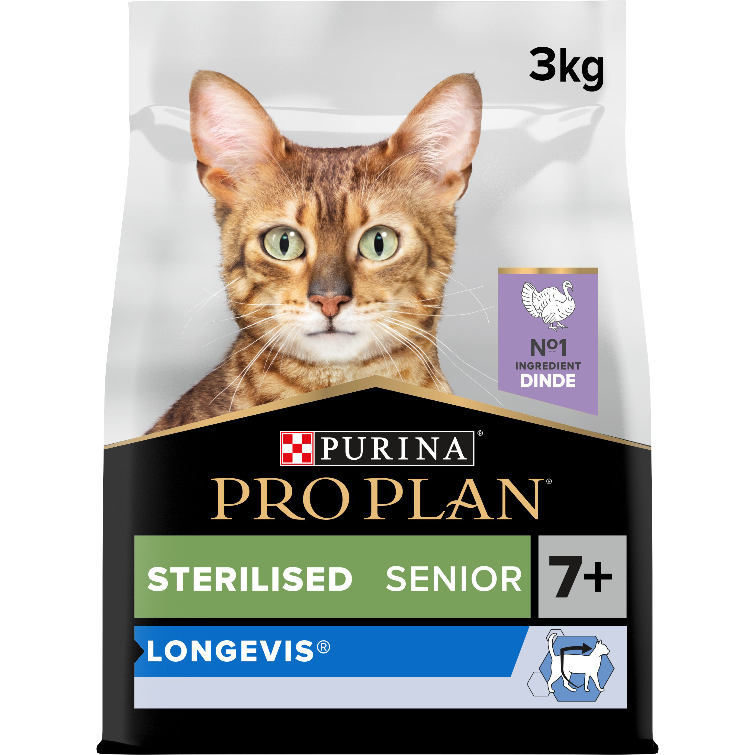 Pro Plan - Croquettes Adult 7+ pour Chat Adulte St&eacute;rilis&eacute; - 3Kg Image num&eacute;ro 5