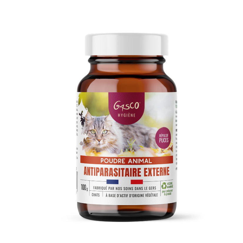 Gasco - Poudre Antiparasitaire Externe Pour Chat - 100g Image num&eacute;ro 1