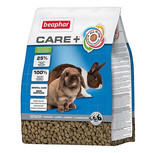 Beaphar - CARE+ alimentation premium compl&egrave;te extrud&eacute;e All-in-one pour lapin senior - 1.5 kg Image num&eacute;ro 1