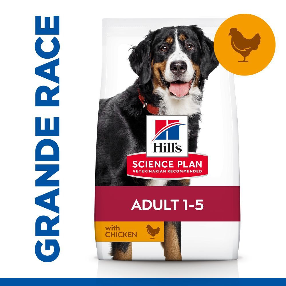 Hill's Science Plan - Adult Croquettes Pour Grand Chien Au Poulet  - 18kg Image num&eacute;ro 4