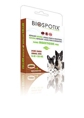Biospotix - Collier Répulsif pour Chiot et Petit Chien - 38cm