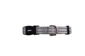 Gotoo - Collier Essentials en Nylon Premium Gris pour Chien