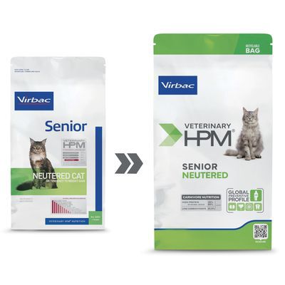 Virbac - Croquettes Veterinary HPM Senior Neutered Cat pour Chats - 1,5Kg Image num&eacute;ro 2